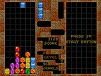 une photo d'Ã©cran de Columns sur Sega Megadrive